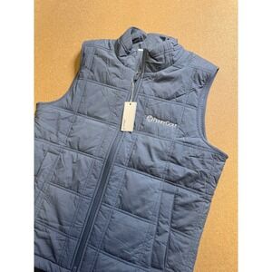 Johnnie O Perry Golf‎ Quilted Puffer Vest Navy Blue W Sleeveless Full Zip NWT